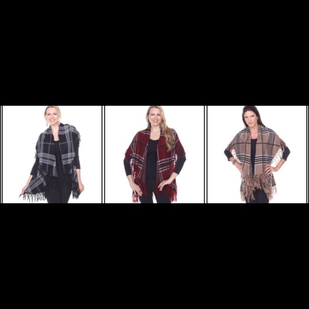 COPY - Tassel fringe jacket vest black, red, tan, navy